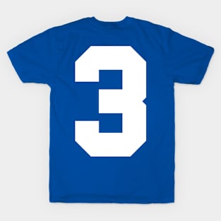 Number 3 Sports Gift T-Shirt